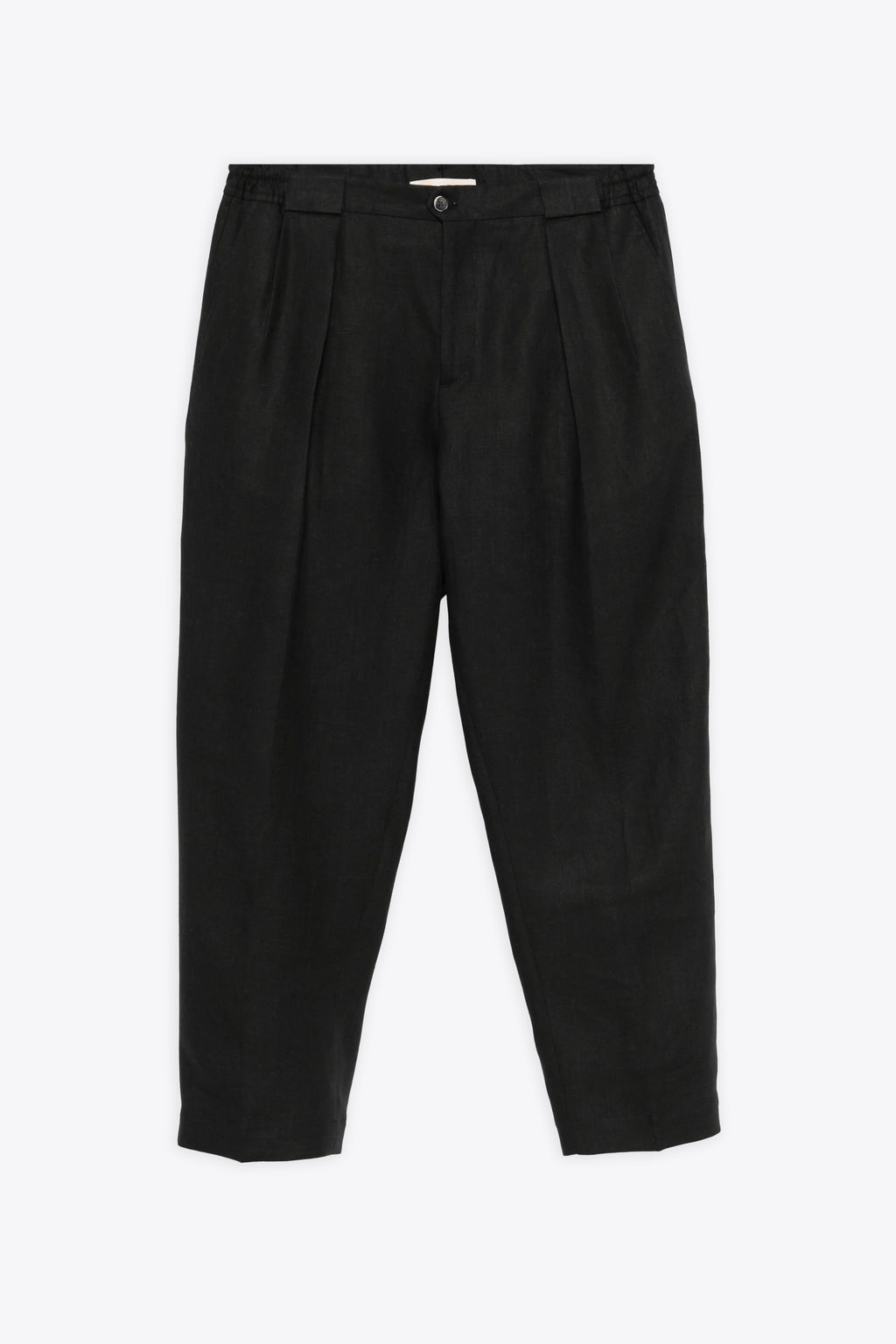 alt-image__Pantalone-in-lino-nero-con-pince---Portobello