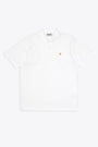 S/S CHASE PIQUE POLO COTTON -Bianco/oro 