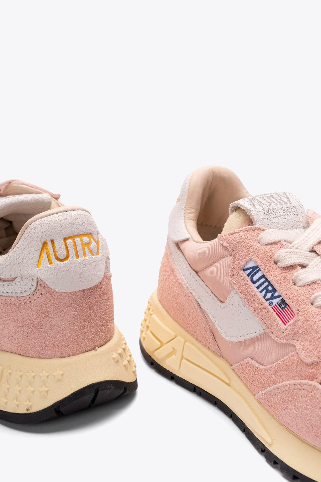 alt-image__Pink-nylon-and-suede-low-sneaker---Reelwind-Low