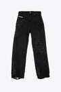 Black distressed denim baggy jeans - 1999 D Reggy 