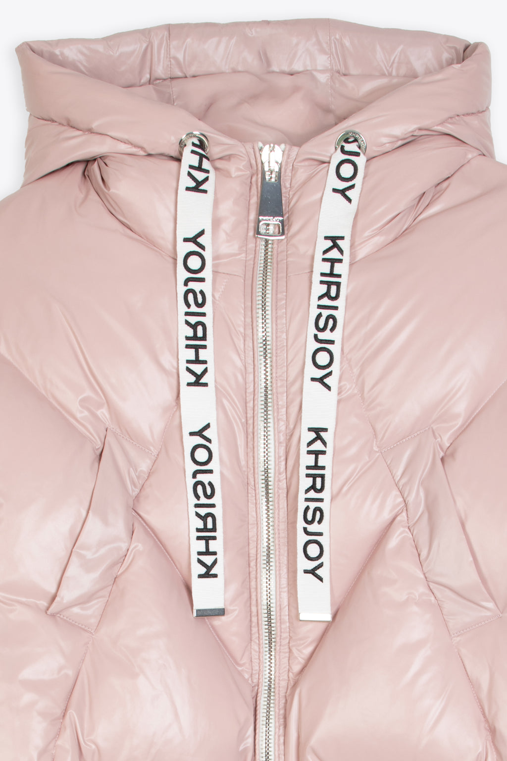 alt-image__Powder-pink-shiny-nylon-hooded-puffer-jacket---Khris-Crop-Shiny-