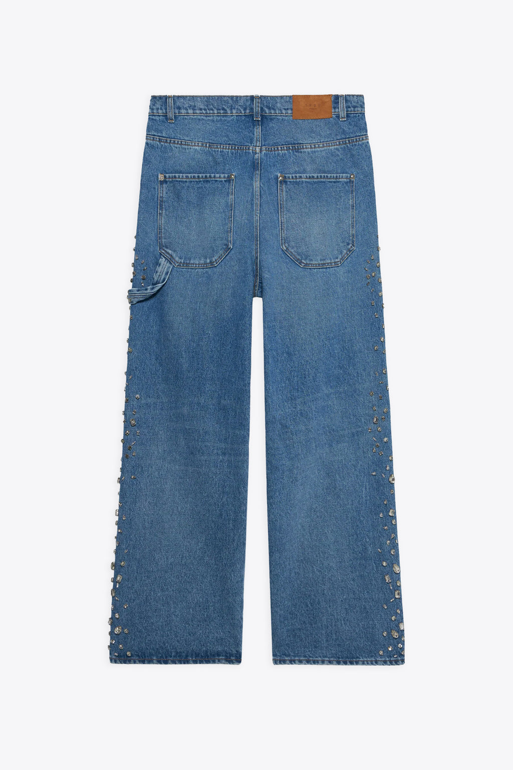 alt-image__Jeans-baggy-blu-chiaro-con-cristalli-laterali---Over-Denim-Pants-Crystals