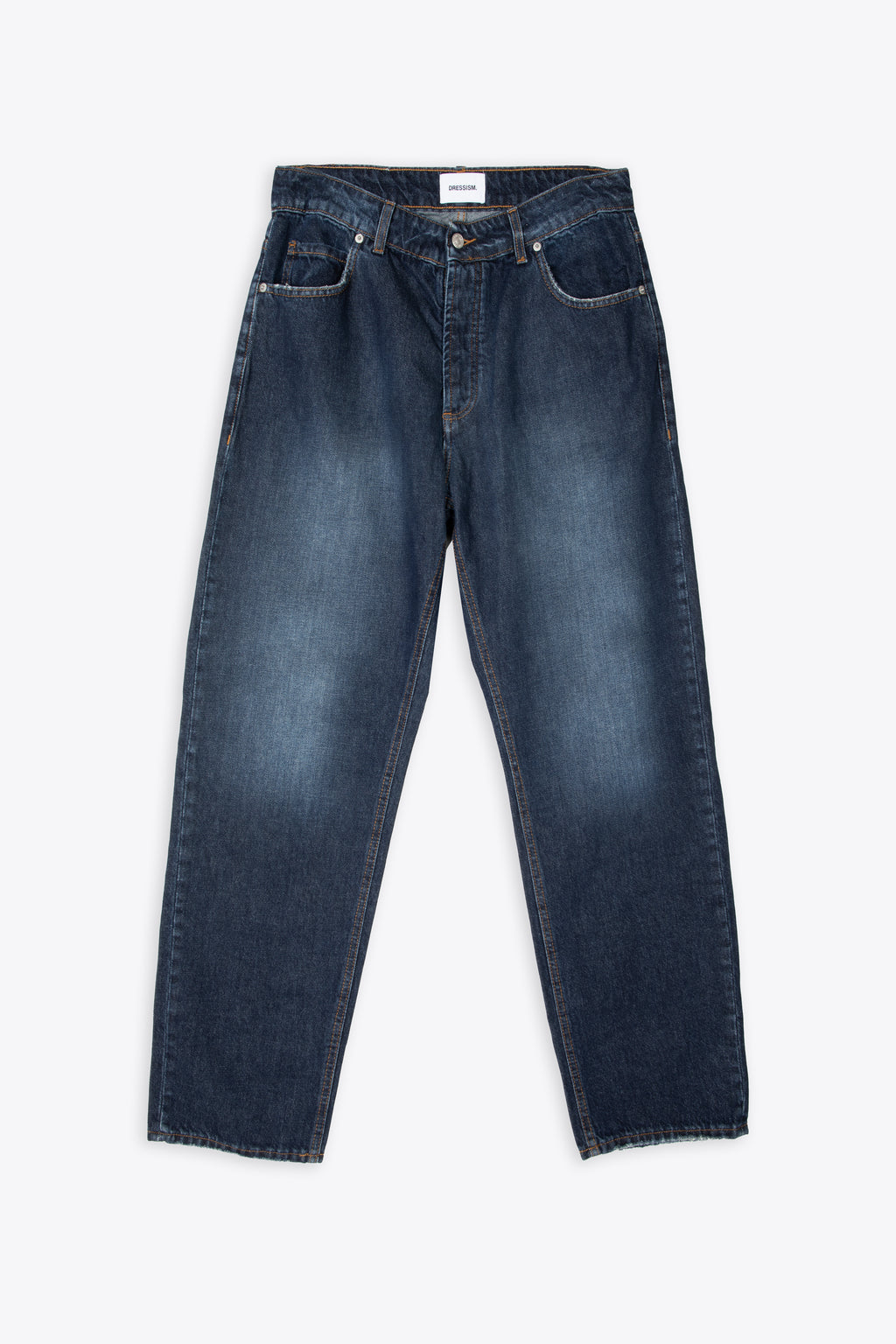 alt-image__Dark-blue-stone-washed-denim-relaxed-fit-jeans---Chicago