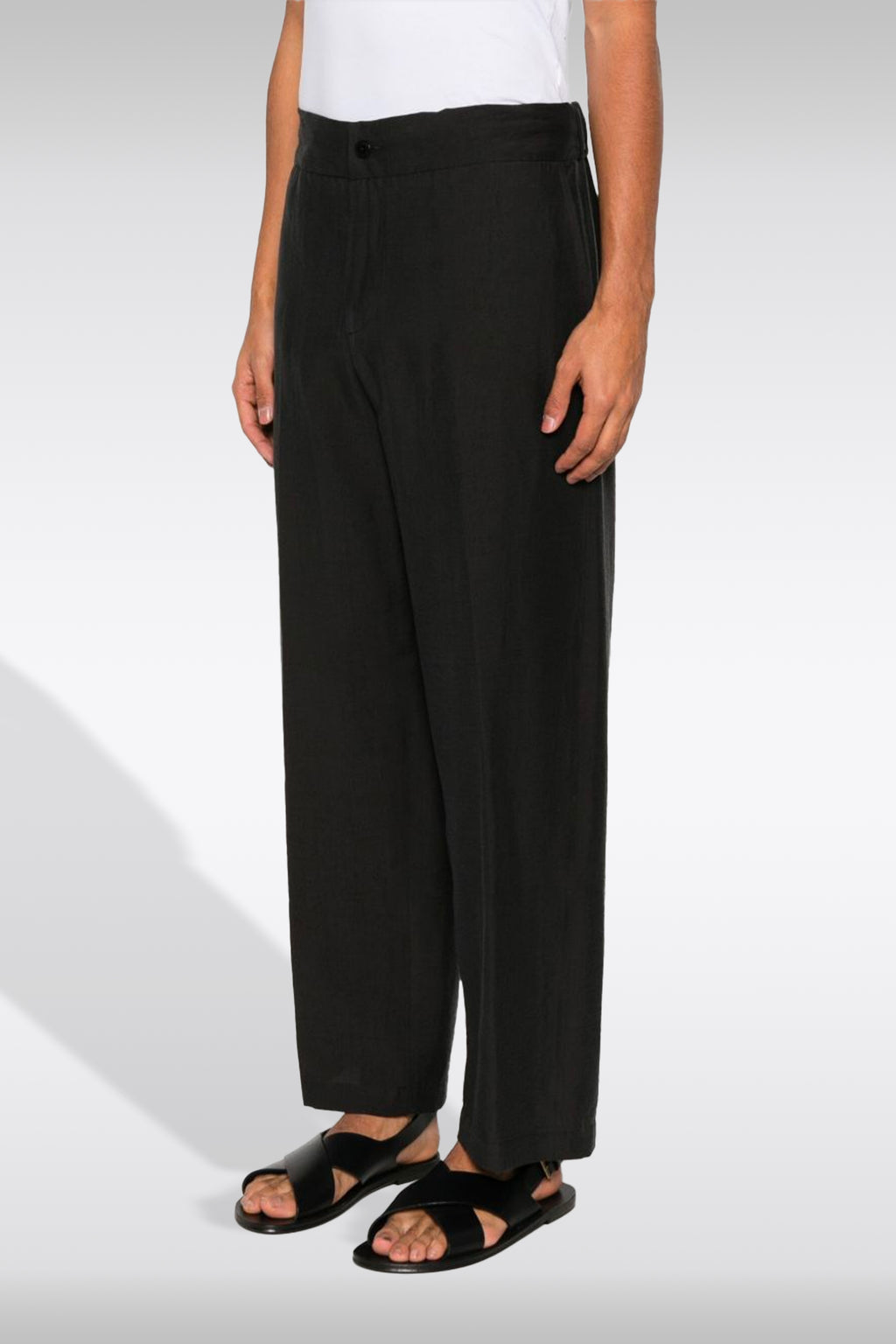 alt-image__Pantalone-ampio-in-lyocell-nero-con-elastico-in-vita---Pajama-Otax-Pant