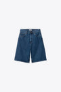 Bermuda baggy in denim blu medio - W' Brandon Short 