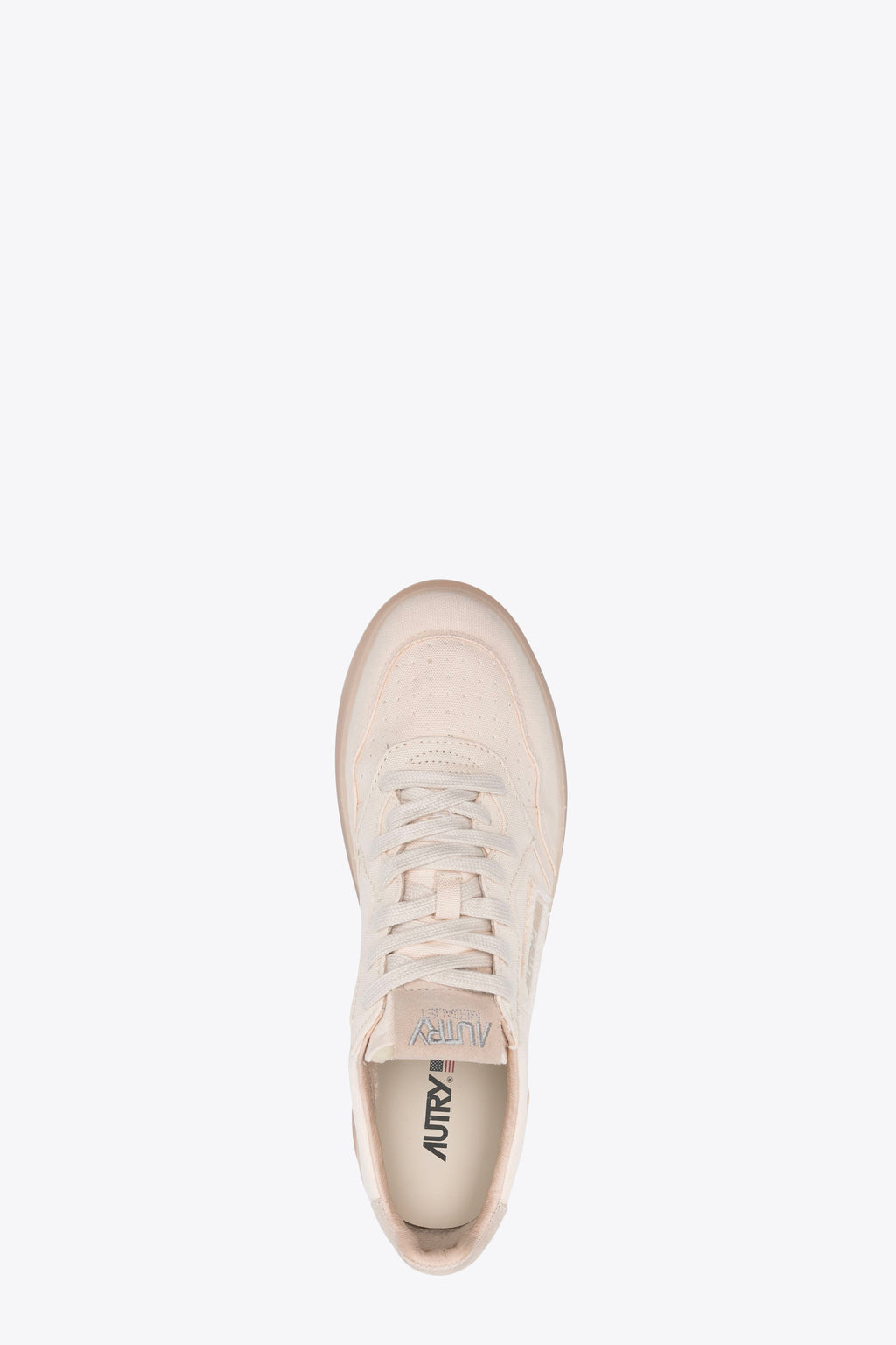 alt-image__Sneaker-bassa-in-canvas-color-avorio-e-tab-in-suede---Medalist-Low