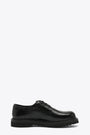 Black cracked patent leather derby shoes - Trampler shoe 