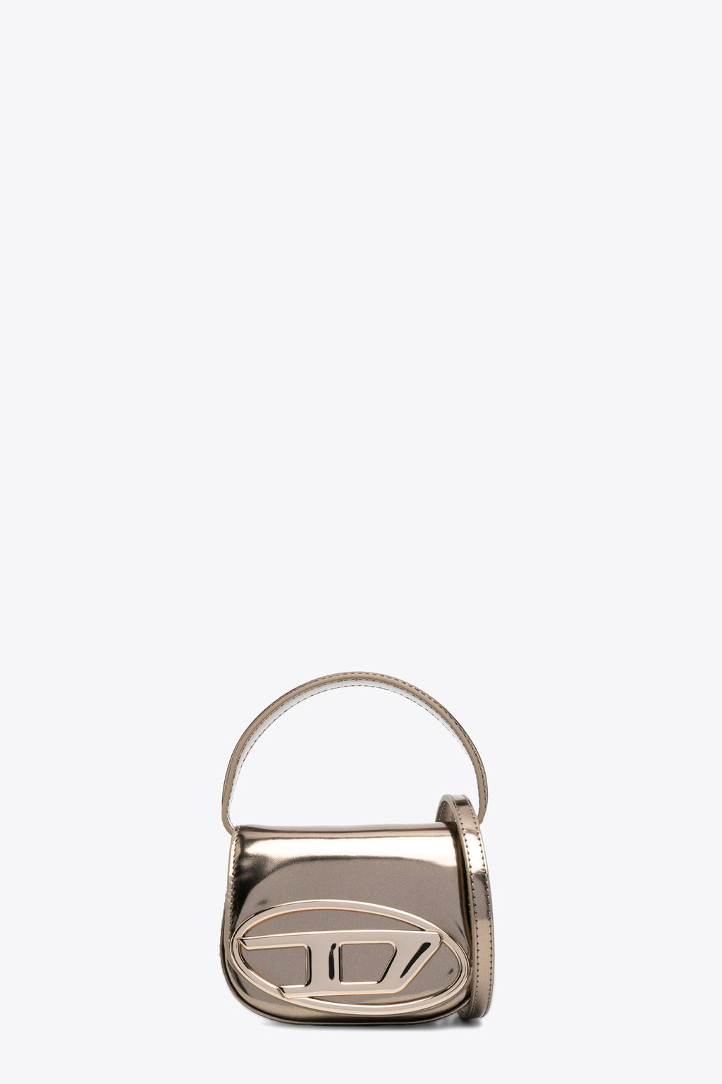 alt-image__Borsa-piccola-in-pelle-specchiata-bronzo-con-logo-Oval-D---1DR-XS-Crossbody-Bag