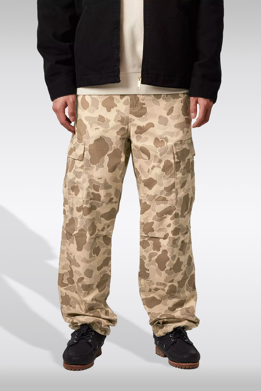 alt-image__REGULAR-CARGO-PANT-COTTON-COLUMBIA--Camouflage-beige