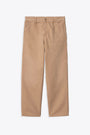 Beige canvas worker pant - Single Knee Pant 