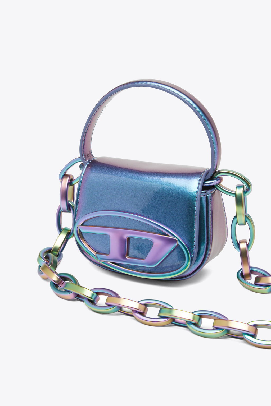 alt-image__Borsa-mini-in-ecopelle-iridescente-blu-con-logo-Oval-D---1-DR-XS-Crossbody-Bag