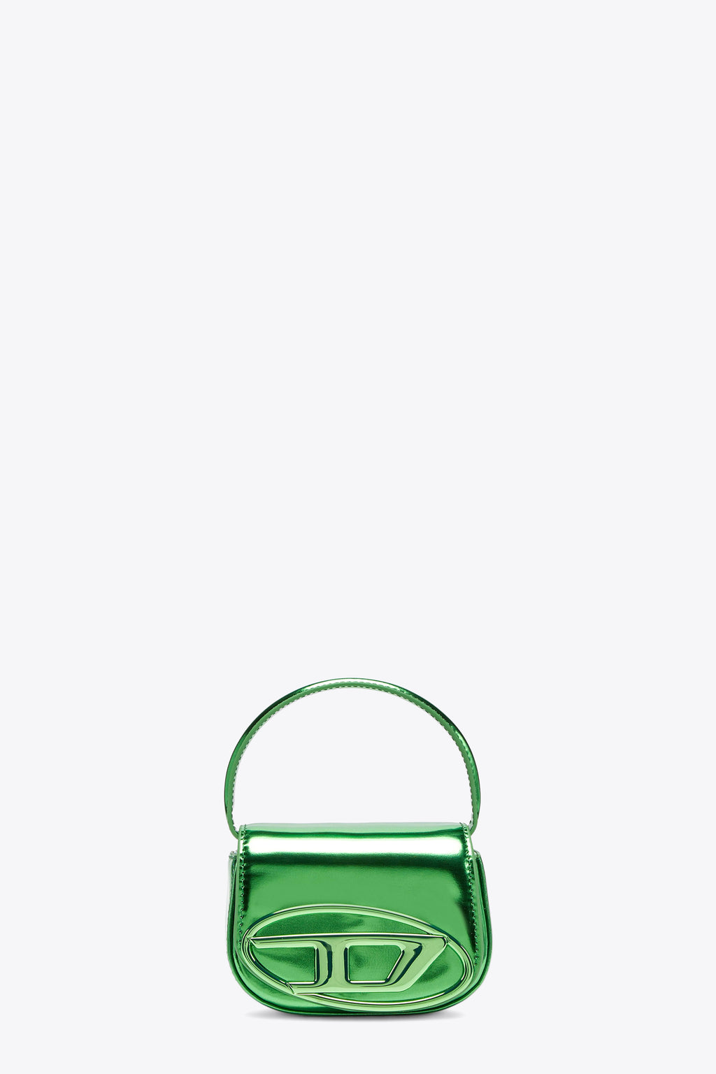 alt-image__Borsa-mini-in-pelle-specchiata-verde-con-logo-Oval-D---1-DR-XS-Crossbody-Bag