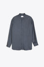 Camicia giriga oversize in cotone con bottoni nasosti - J Shirt 