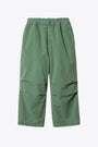 Pantalone parachute in cotone verde - Judd Pant 