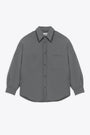 Overshirt imbottita in nylon grigio - Sjpx 