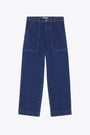 Pantalone workwear in denim blu con gamba dritta - Workwear Pants 