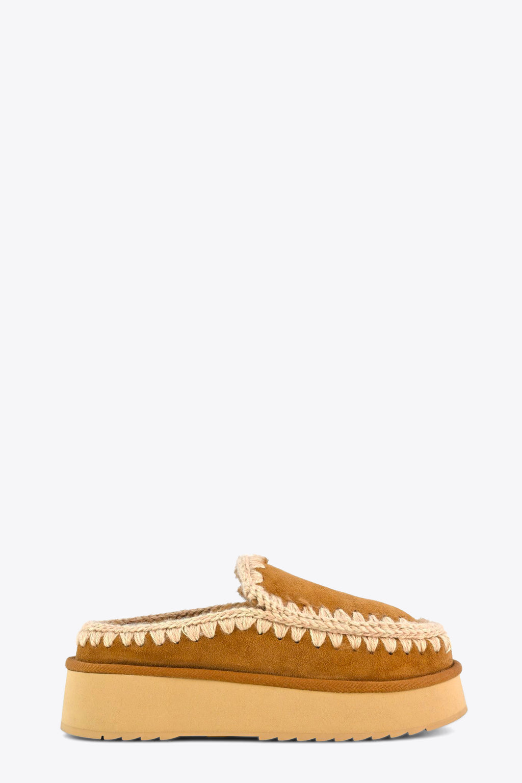 alt-image__Cognac-brown-sheepskin-slip-on-clog---Clog-Eskimo-Platform