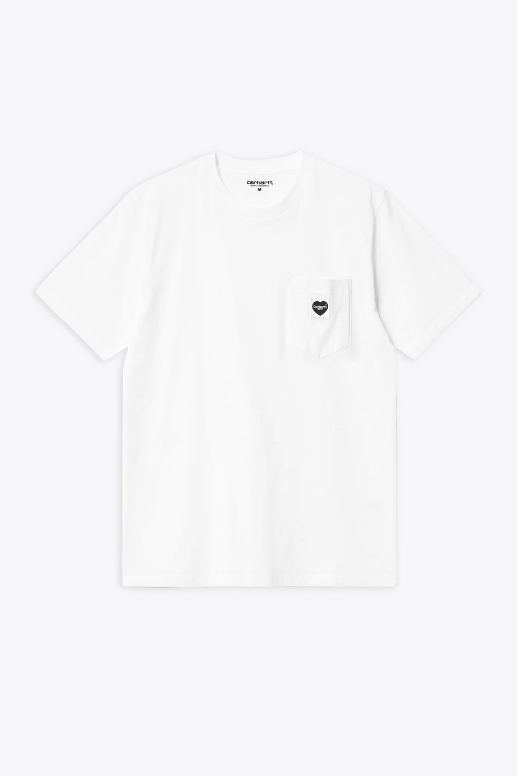 alt-image__T-shirt-bianca-in-cotone-con-tasca-al-petto-e-logo-con-cuore---S/S-Pocket-Heart-T-Shirt