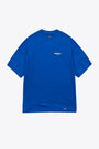 T-shirt in cotone blu royal con logo stampato al petto e sul retro - Owners Club T-shirt 