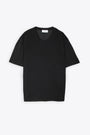Black ultra-light cotton t-shirt  