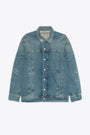 Giubbotto oversize in denim blu medio - Jumbo Worker Jkt 