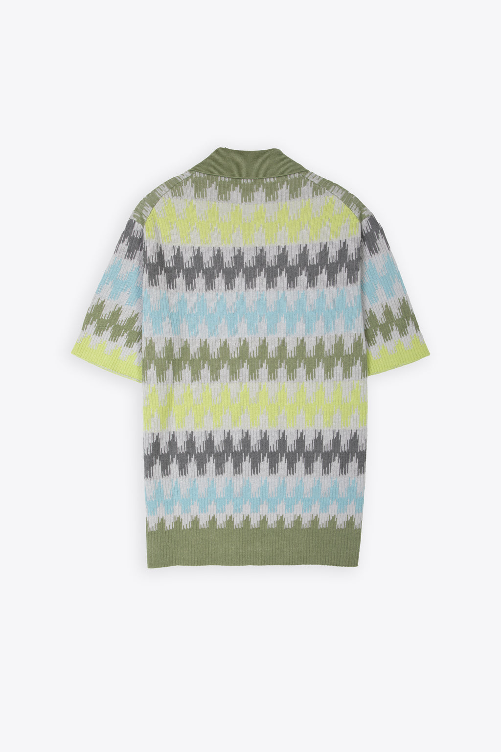 alt-image__Multicolour-jacquard-knitted-polo-shirt