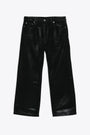 Jeans baggy in denim cerato nero - Geth Jeans 