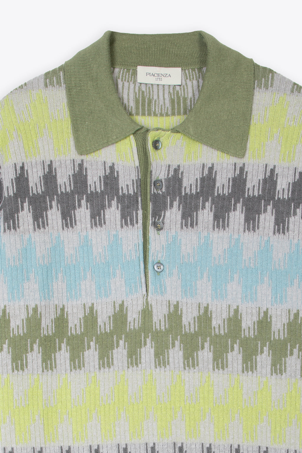 alt-image__Multicolour-jacquard-knitted-polo-shirt