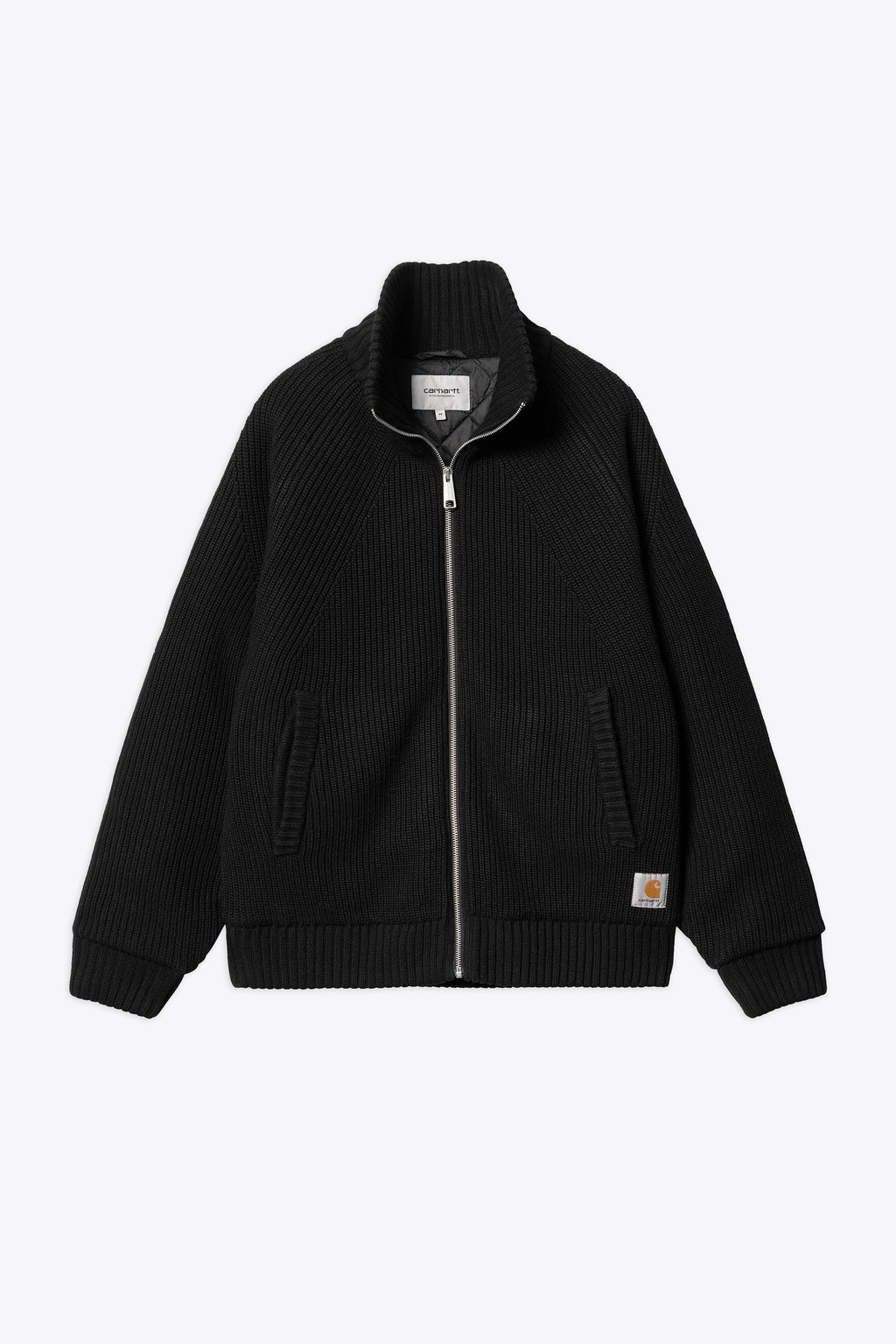 alt-image__Giubbotto-nero-in-lana-a-coste-con-zip---Banley-Sweater-Jacket