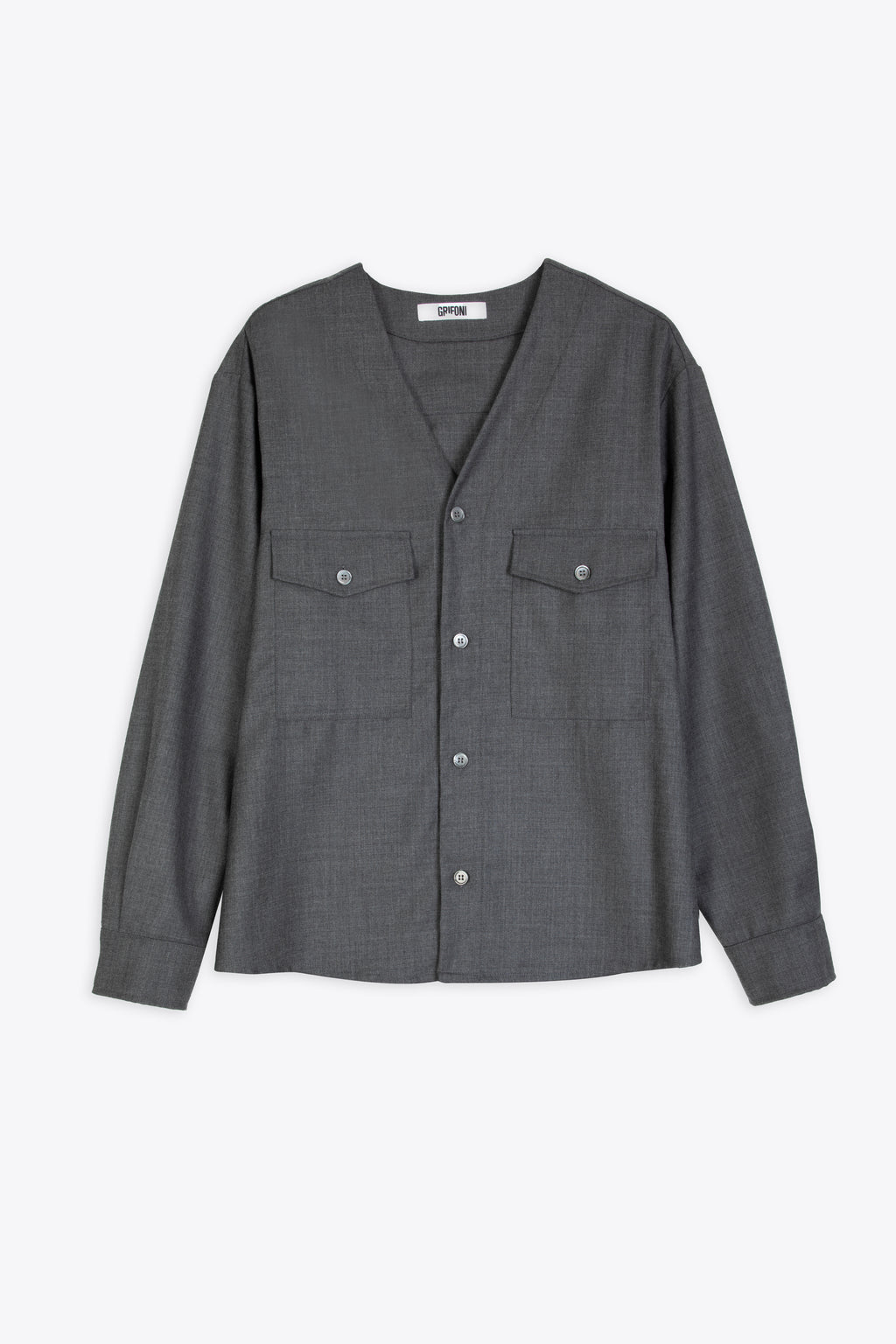 alt-image__Grey-wool-collarless-shirt-with-long-sleeves