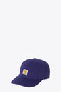 Cappello con visiera viola con logo quadrato - Icon Cap 