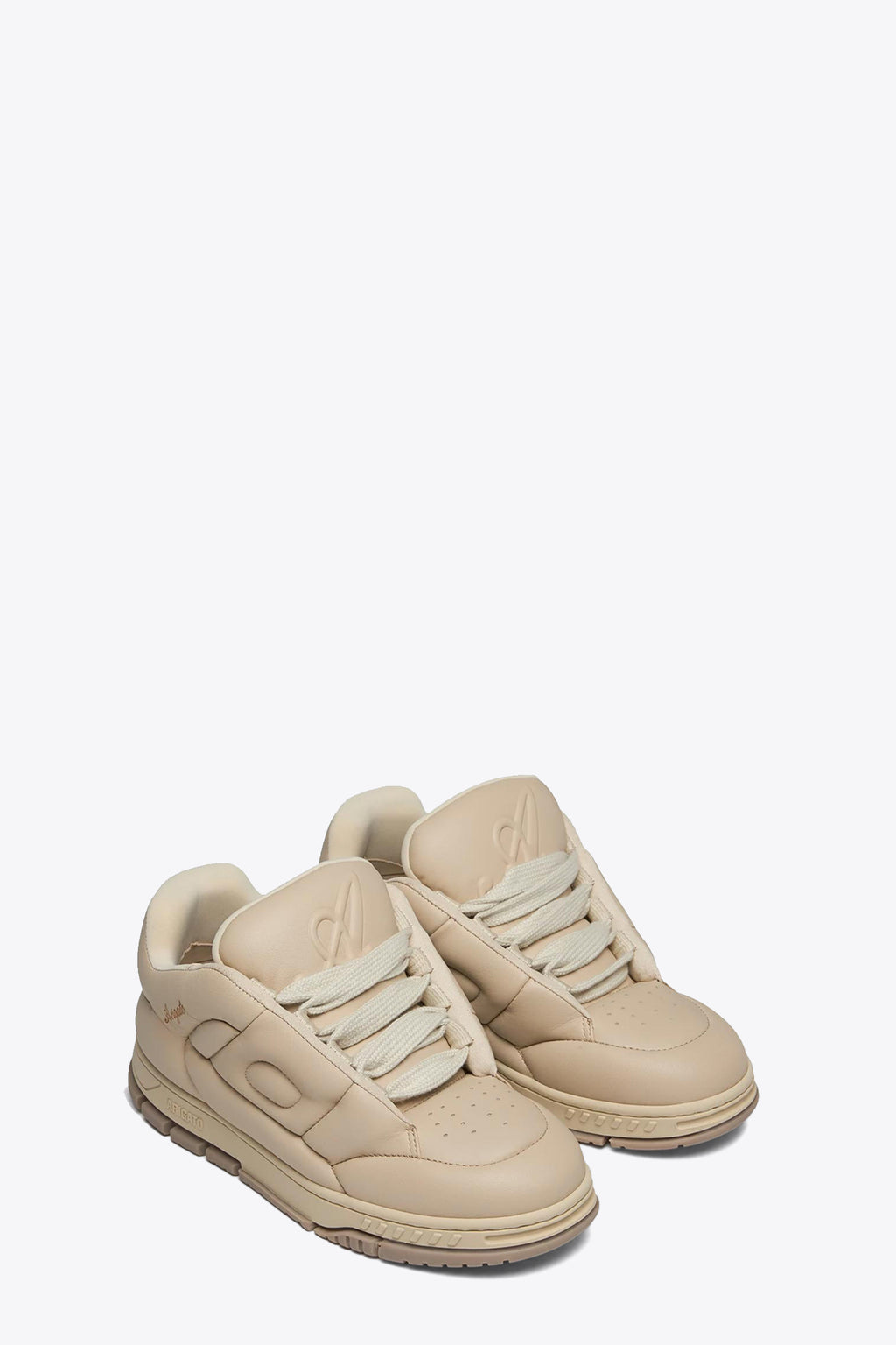 alt-image__Sneaker-bassa-in-pelle-imbottita-beige---Area-Puff-Puff