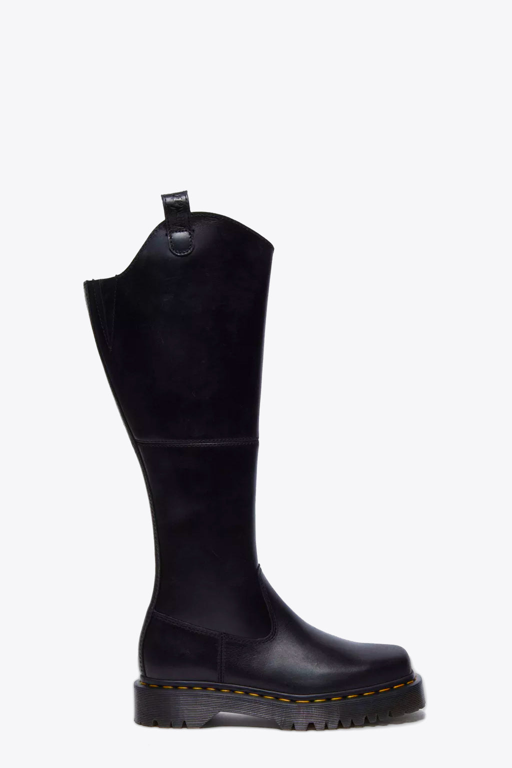 alt-image__Black-leather-high-boots-with-squared-toe---Amaayah-Hi-