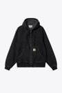 Black denim hooded bomber jacket - OG Active Jacket 