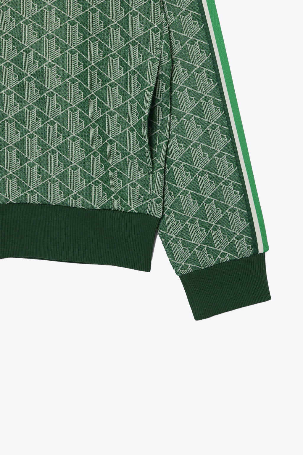 alt-image__Felpa-verde-con-zip-e-motivo-jacquard-monogram