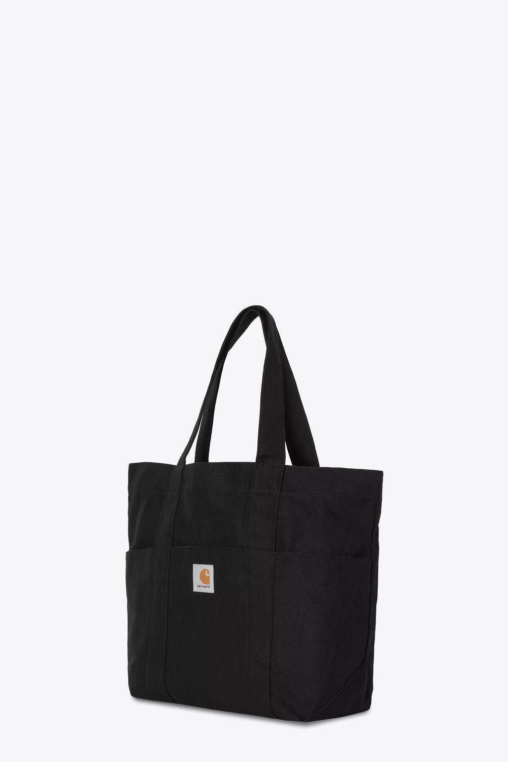 alt-image__Borsa-nera-in-canvas-con-logo---Parker-Tote-Bag