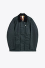 WAXED LEISURE JACKET-Grigio scuro 