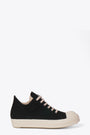 Black canvas lace-up low sneaker - Low Sneaks 