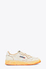 Distressed white leather low sneaker - Super Vintage Low 