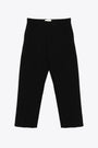 Pantalone relaxed fit in misto cotone nero - Circuit SNM 