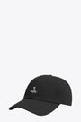 Black canvas baseball cap with logo embroidery - Heart Logo Cap  