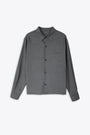 Grey wool blend boxy jacket - Leroy Jacket 