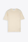 Off white linen blend t-shirt 