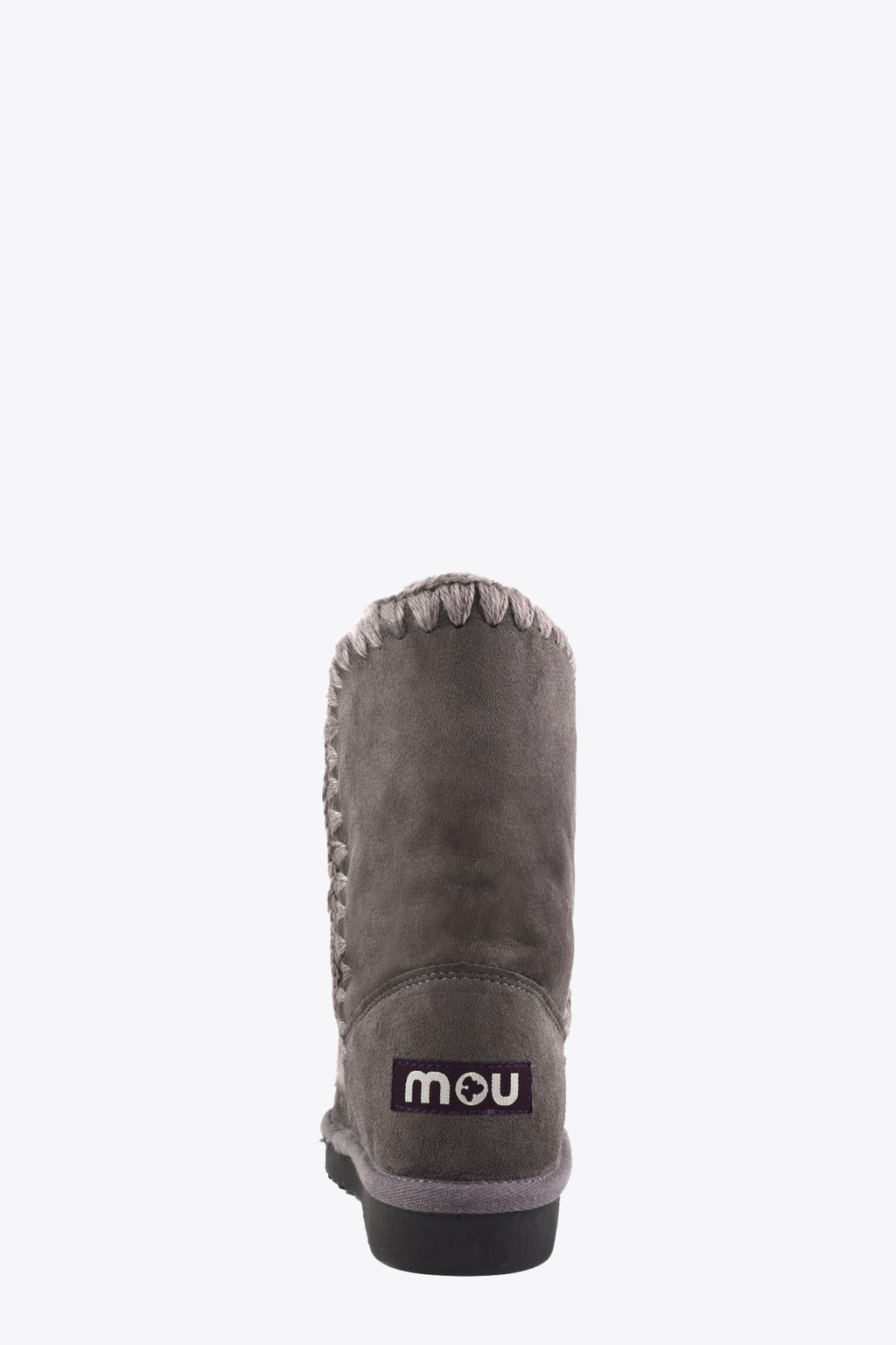 MOU Charcoal grey sheepskin calf high boots Eskimo 24 Strikestore