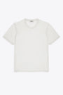 White cotton and silk blend t-shirt 