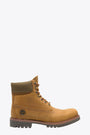 Ochre yellow waterproof suede ankle boot - Premium 6 Inch Lace Up Waterproof  