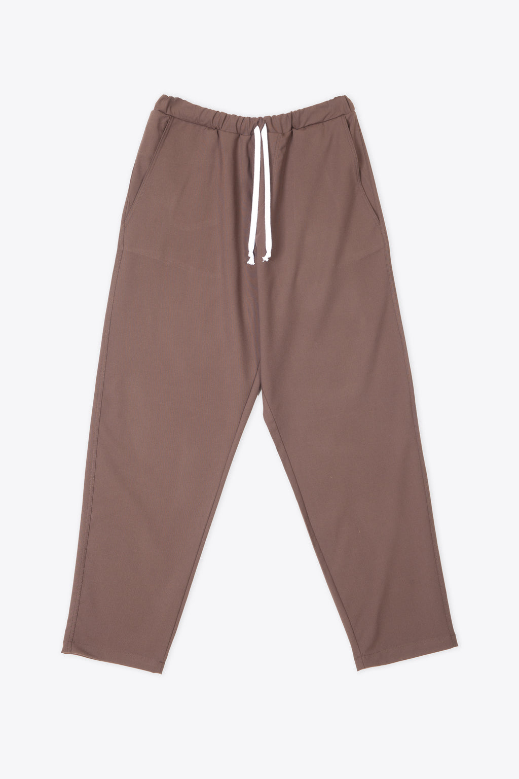 alt-image__Pantalone-marrone-con-elastico-in-vita-e-coulisse---Jogger-Pant