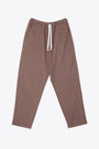 Pantalone marrone con elastico in vita e coulisse - Jogger Pant 