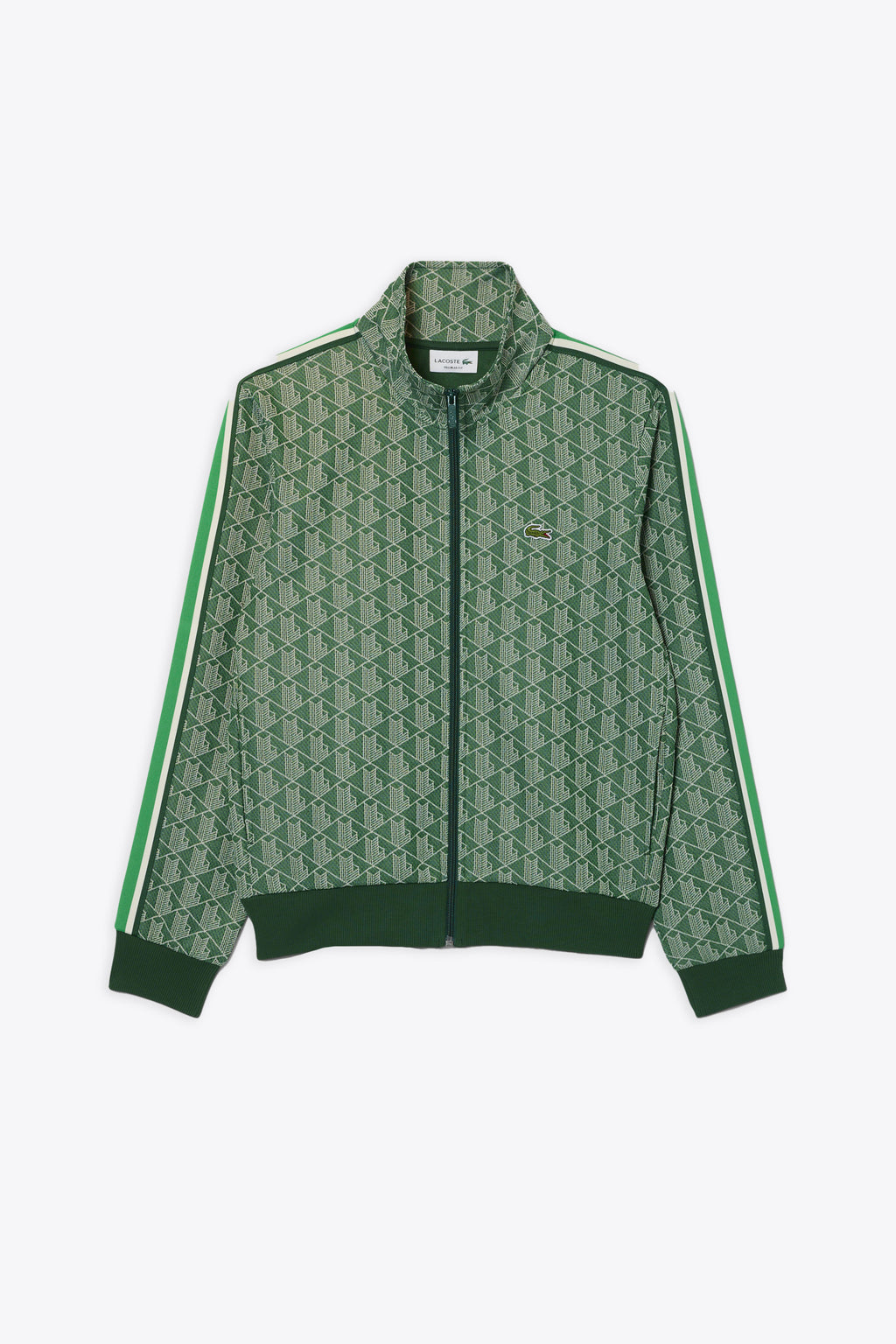 alt-image__Felpa-verde-con-zip-e-motivo-jacquard-monogram