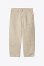 Beige canvas worker pant - Walter Double Knee Pant 